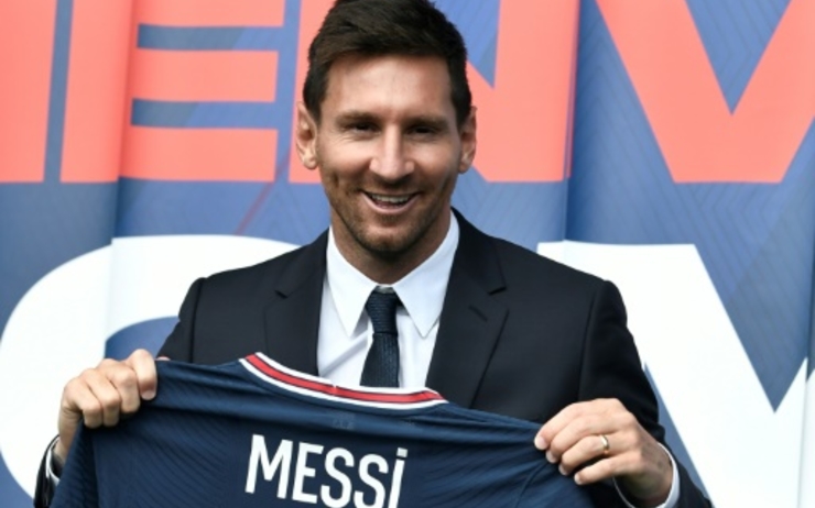 Lionel Messi au Bourget 