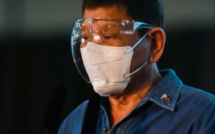 Le président philippin Rodrigo Duterte