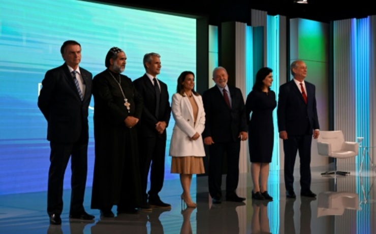 le débat télévisé au Brésil entre lula et bolsonaro