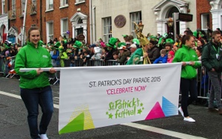 Parade de la Saint Patrick à Dublin